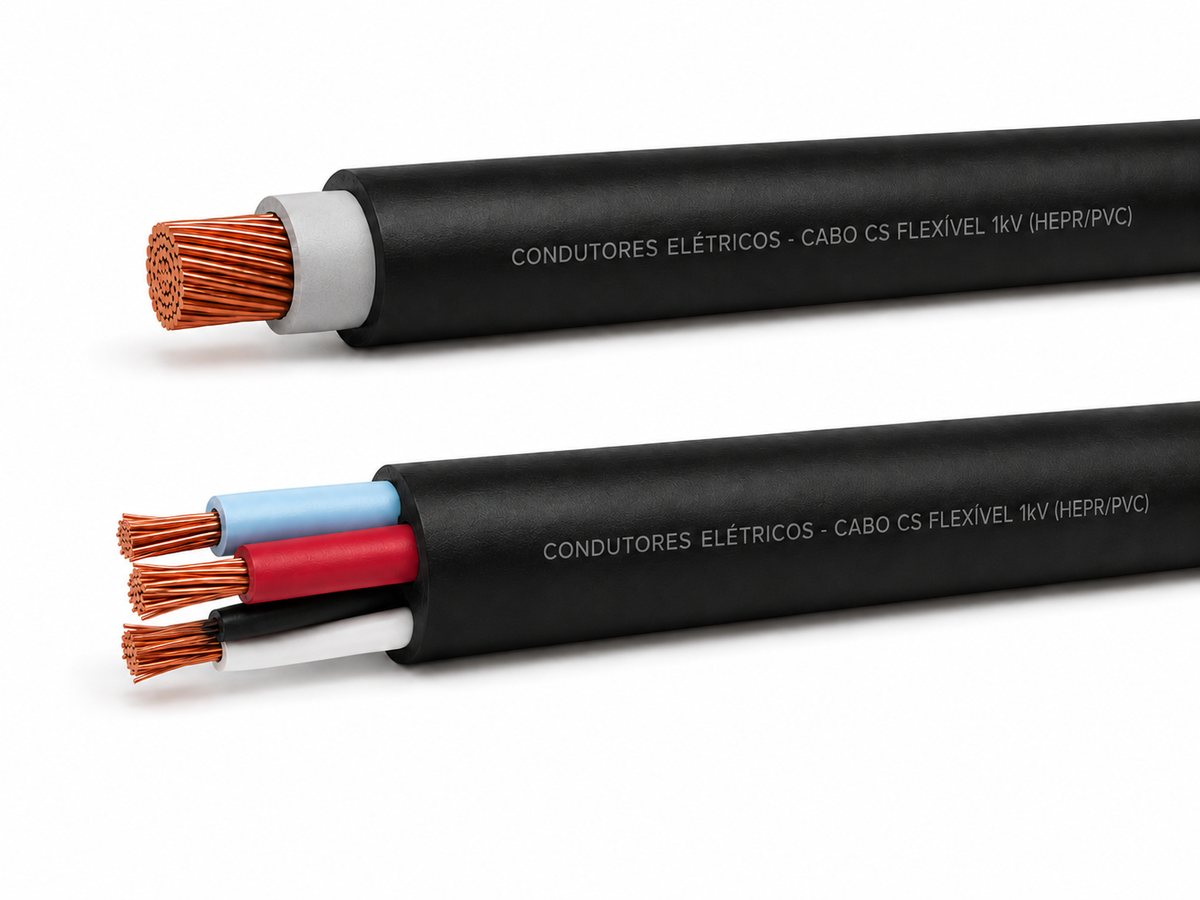 Cabo CS Flexível 1kV (HEPR/PVC)