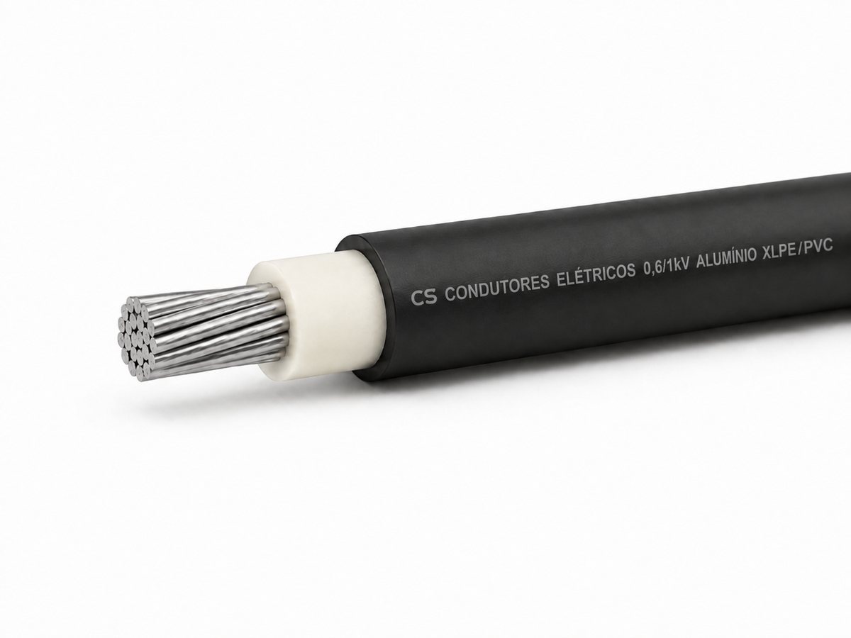 Cabo CS Alumínio 1kV (XLPE/PVC)